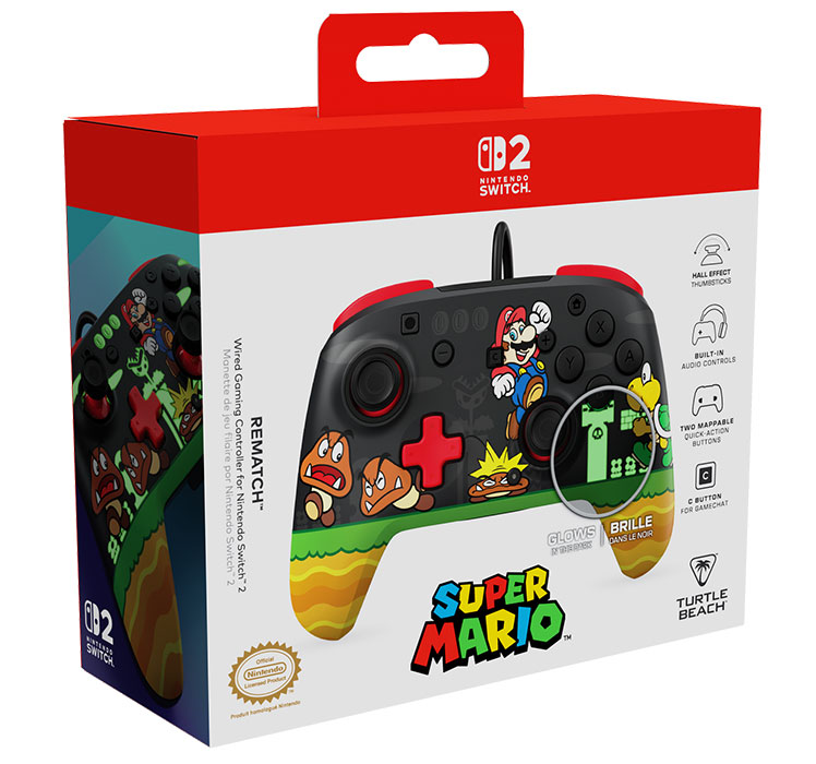 TURTLEBEACH SWITCH 2 Controller Wireless Mario Goomba Stomp