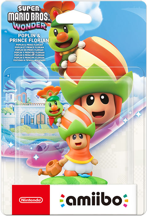 Amiibo Super Mario Bros. Wonder Poplin & Principe Florian